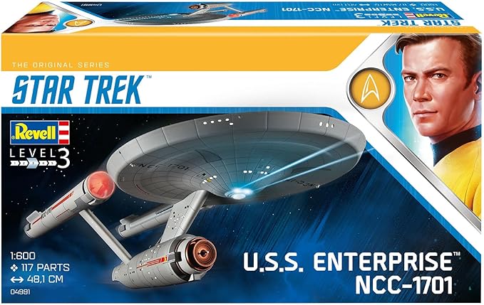 Revell 04991 Star Trek U.S.S. Enterprise NCC-1701 (TOS) 1:600 Scale Model Kit