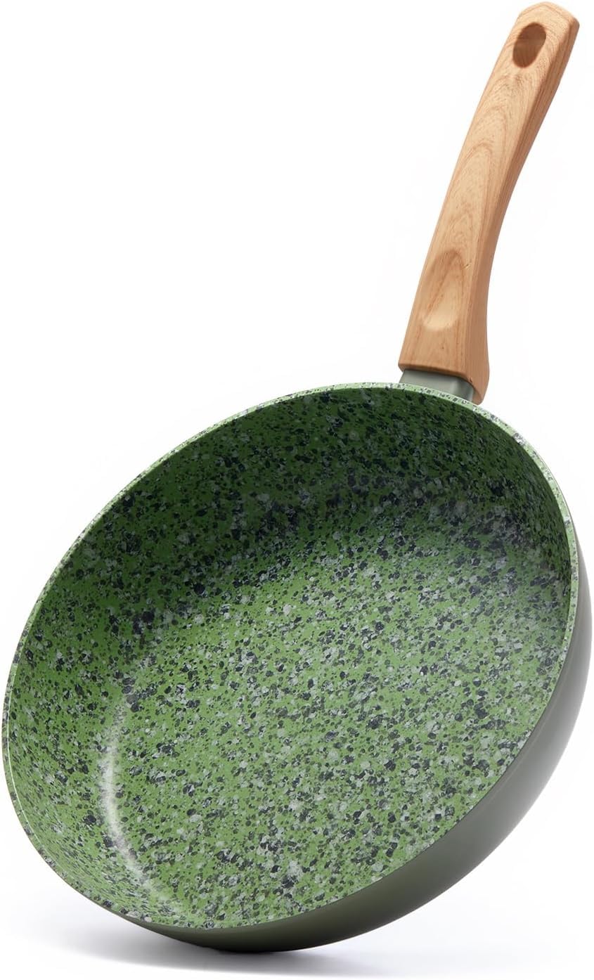 Jovire 11" Nonstick Skillet | PFAS-Free | Induction | Non-Toxic, Green