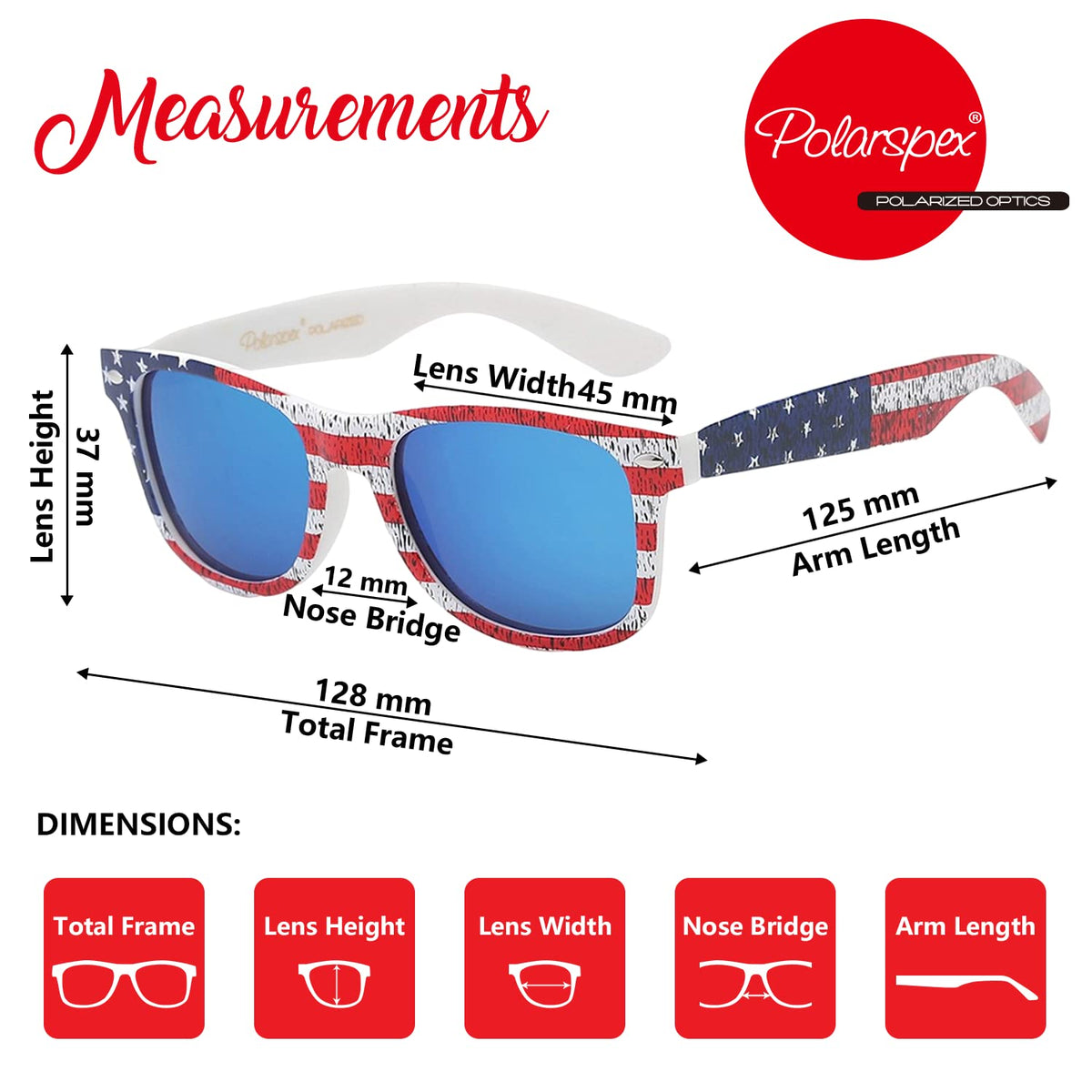 PolarSpex Toddler Sunglasses UV Protection – Unbreakable Kids Polarized Sunglasses with Case for Boys & Girls age 2-8