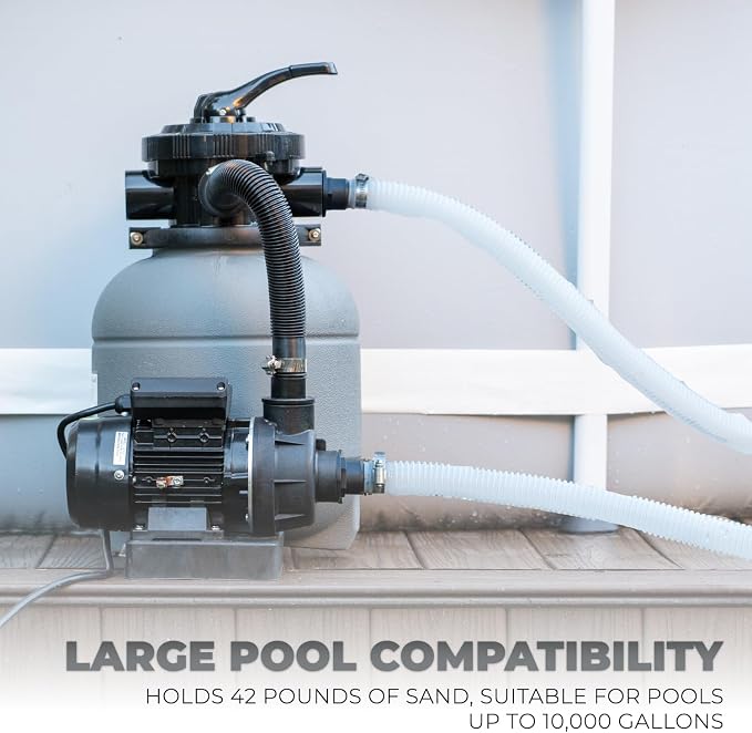 XtremepowerUS 12" Sand Filter for Above-Ground Swimming Pools Max 2, 400GPH
