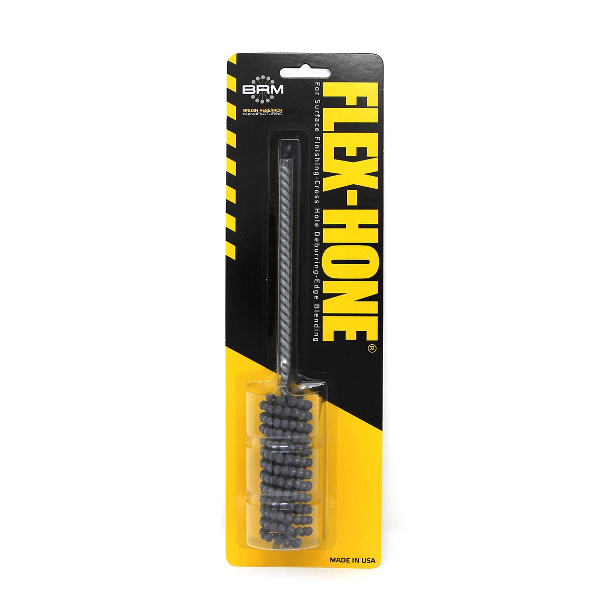 Brush Research BC151612 FLEX-HONE®, 15/16" (23.8mm) Diameter, 120 Grit, Silicon Carbide, for Mild Steel, Stainless Steel, Cast Iron and Softer Ferrous Materials