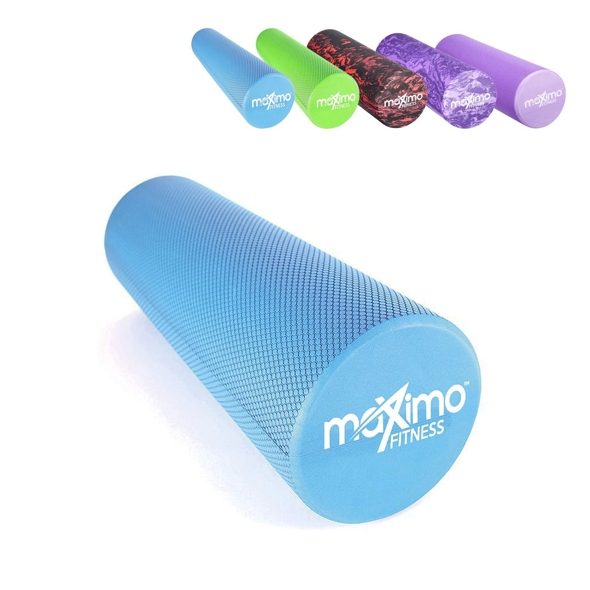 Maximo Fitness Foam Roller - High Density Exercise Roller for Trigger Point Self Massage, Muscle and Back Roller for Fitness, Physical Therapy, Yoga and Pilates, Gym Equipment
