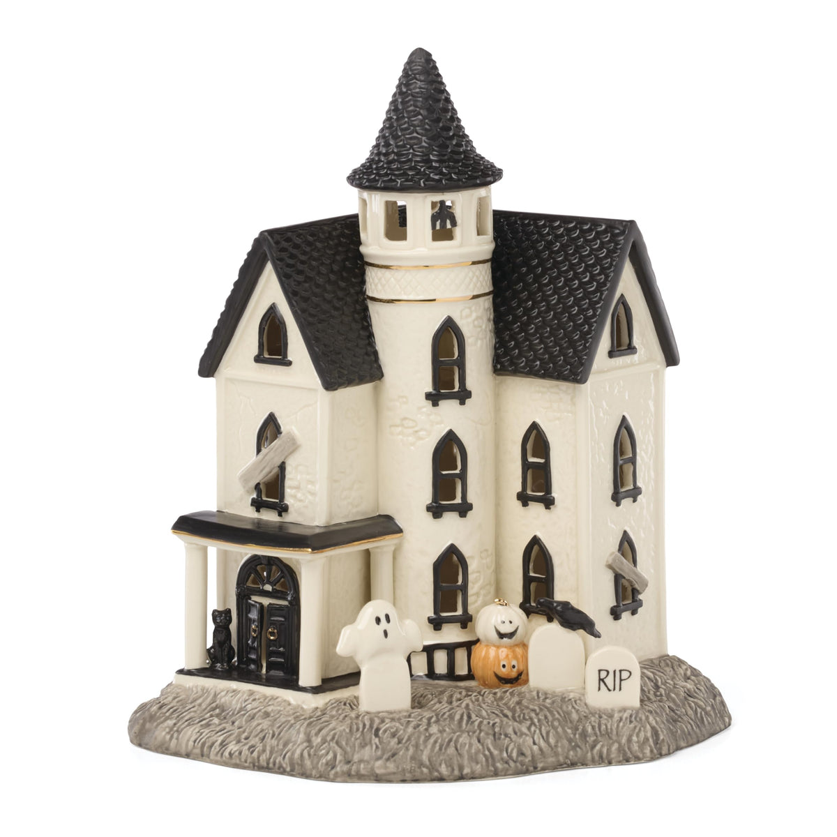 Lenox Haunted Halloween Gothic Candy Jar