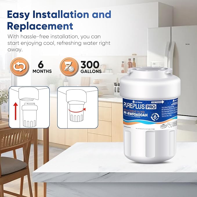 PUREPLUS PRO Refrigerator Water Filter Replacement