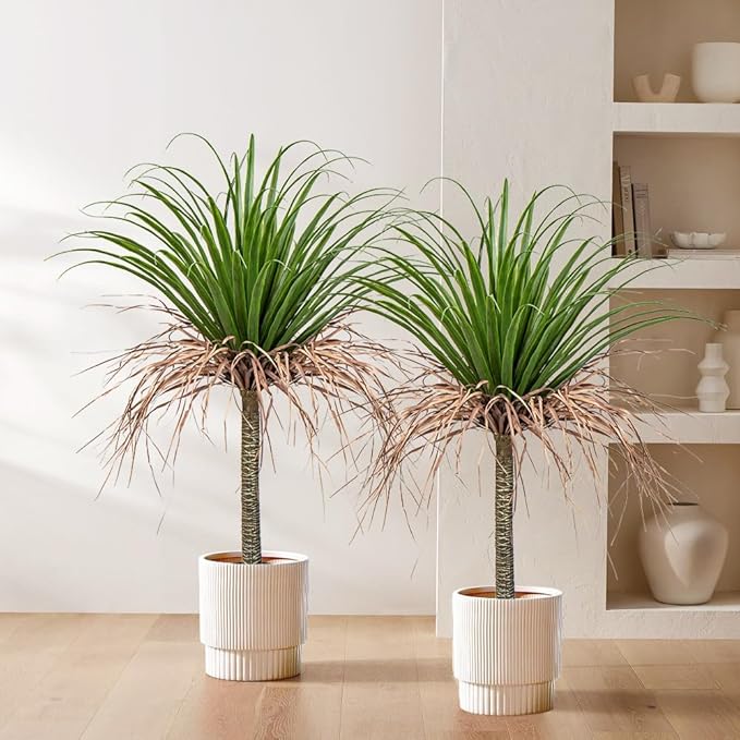 Artificial Tree 3.6Ft Faux Agave Plant Yucca Tree in Pot for Home Office Decor Indoor Outdoor Dracaena Tree Tropical Yucca Palm Fake Potted Tree House Decoration Housewarming Gift
