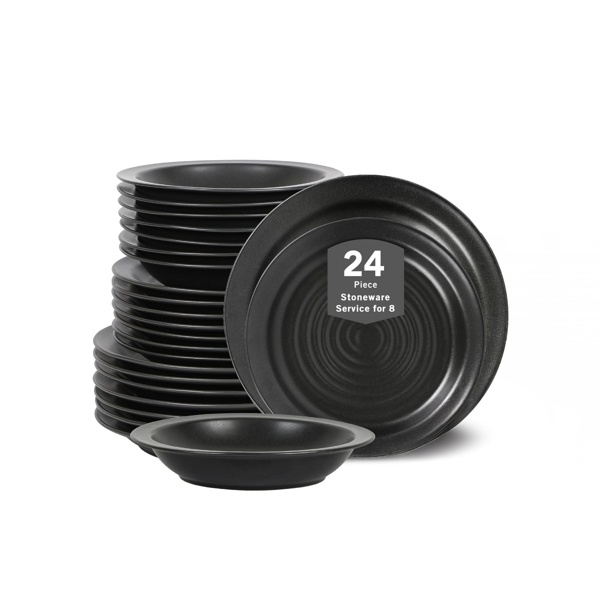 Stone Lain Orbit 4-Piece Pasta Bowl Set Stoneware, Beige