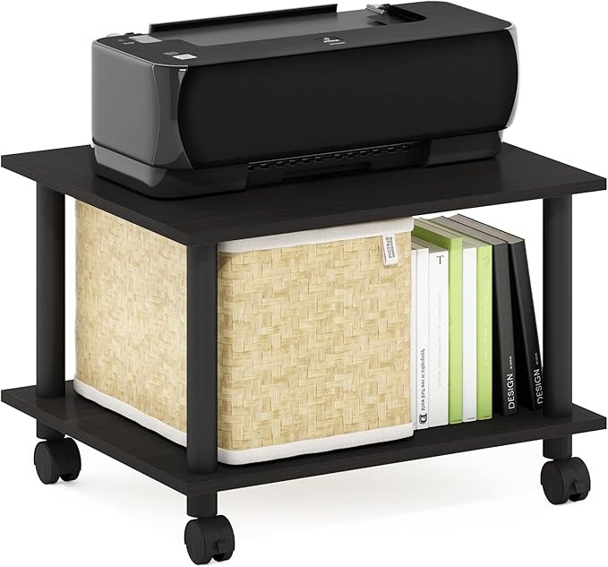 Furinno Turn-N-Tube 3-Tier Toolless Multipurpose Printer Stand Display Storage Shelf