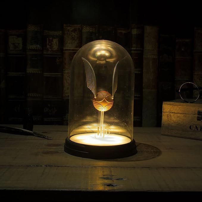 Paladone Harry Potter Levitating Golden Snitch Light, Touch Activated Desk Lamp Accessories, Officially Licensed Harry Potter Decor Gifts & Collectibles