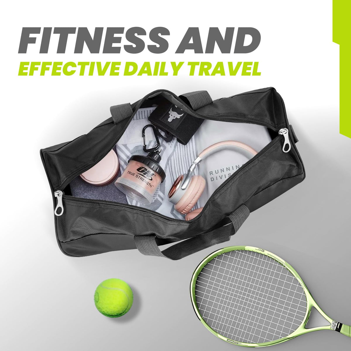 C&F BOGMOST Small Travel Duffel Bag Foldable Waterproof Gym Bag for Gym Beach Swim Bag Men Women Duffle Bag Lightweight Oxford Cloth Sports Bag-Sky Blue