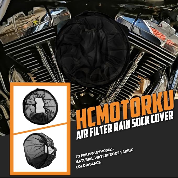 Air Filter Rain Sock Cover Dustproof Waterproof Air Filter Protective Cover Fit