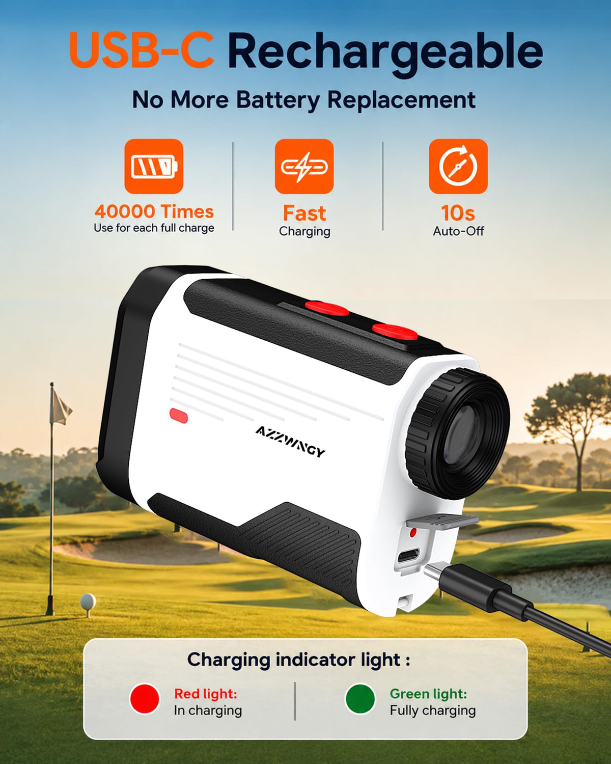 Golf Rangefinder with Slope 1500 Yards | Laser Range Finder
