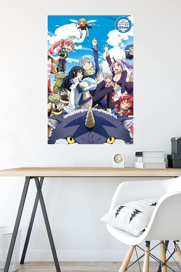 Trends International That Time I Got Reincarnated As A Slime - Group Wall Poster, 22.375" x 34", Premium Unframed Version