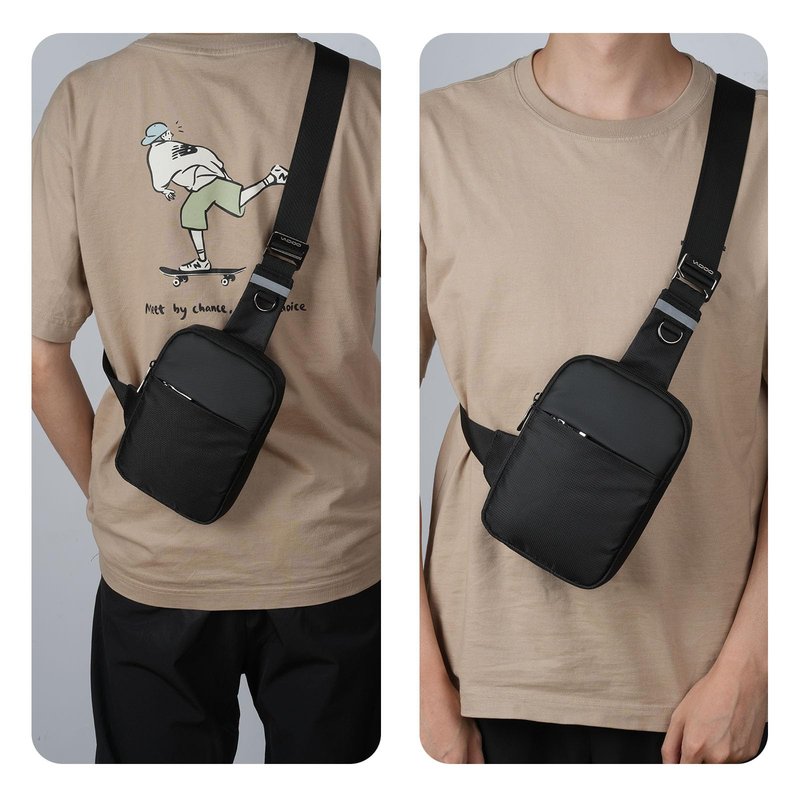Small Sling Bag Mini Crossbody Bag with RFID Blocking Fashionable Fanny Pack for Women and Men Chest Bags for Travel