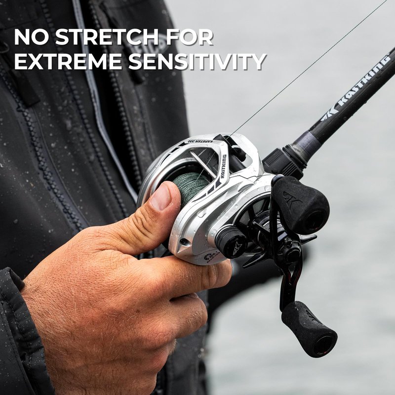 KastKing Superpower Braided Fishing Line, Black, 10LB, 150 Yds