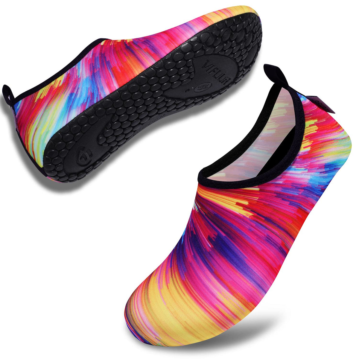 VIFUUR Water Shoes for Men Women Barefoot Quick Dry Aqua Socks Slip On