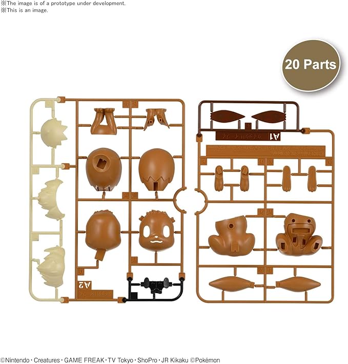 Bandai Hobby - Pokémon - 04 Eevee, Bandai Spirits Pokémon Model Kit Quick!!