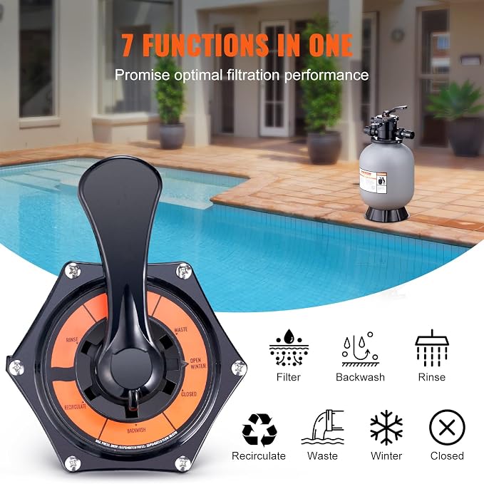 VEVOR 25023BX 16-inch, Above Inground Swimming Pool Sand System