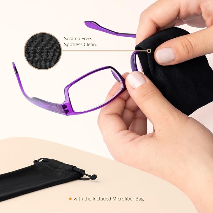 TruVision Readers Reading Glasses, Comfort Spring Hinges