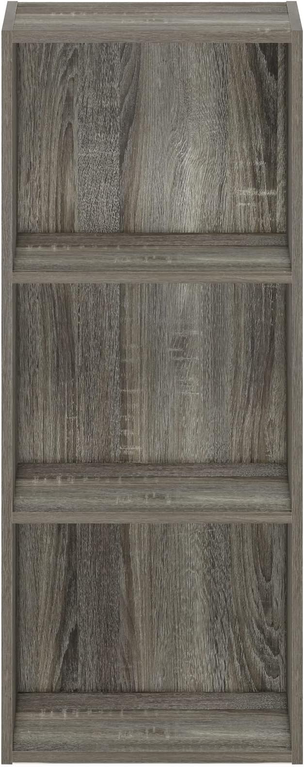 Furinno Pasir 3-Tier No Tool Assembly Open Shelf Bookcase, French Oak | Furinno, Pasir, 3-Tier, No Tool Assembly, Open Shelf, Bookcase