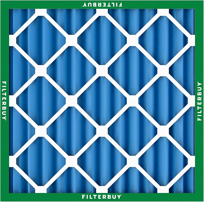 Filterbuy 16x16x2 Air Filter MERV 13 Optimal Smoke & Allergy Defense,