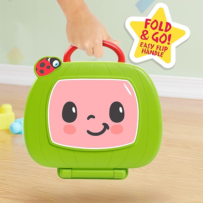 CoComelon Sing and Learn Laptop Toy for Kids, Lights, Sounds, and Music Encourages Letter, Number, Shape, and Animal Recognition, Officially Licensed Kids Toys for Ages 18 Month by Just Play