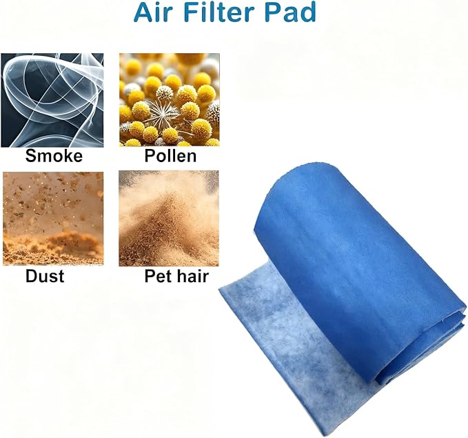 Air Vent Filter, 12x120 Inch Cut to Fit Air Vent Filters, MERV-6 Reusable