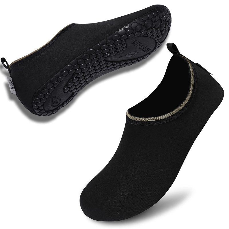 VIFUUR Water Sports Unisex Shoes SoidBlack - 11-12 W US / 9.5-10.5 M US (42-43)