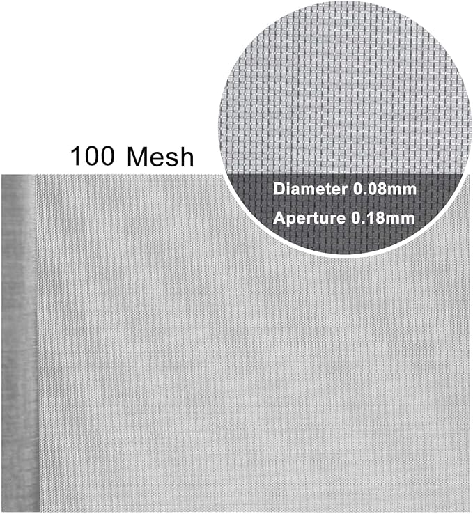 Stainless Steel Woven Wire Mesh Stainless Steel Wire Mesh 100 Fine Screen