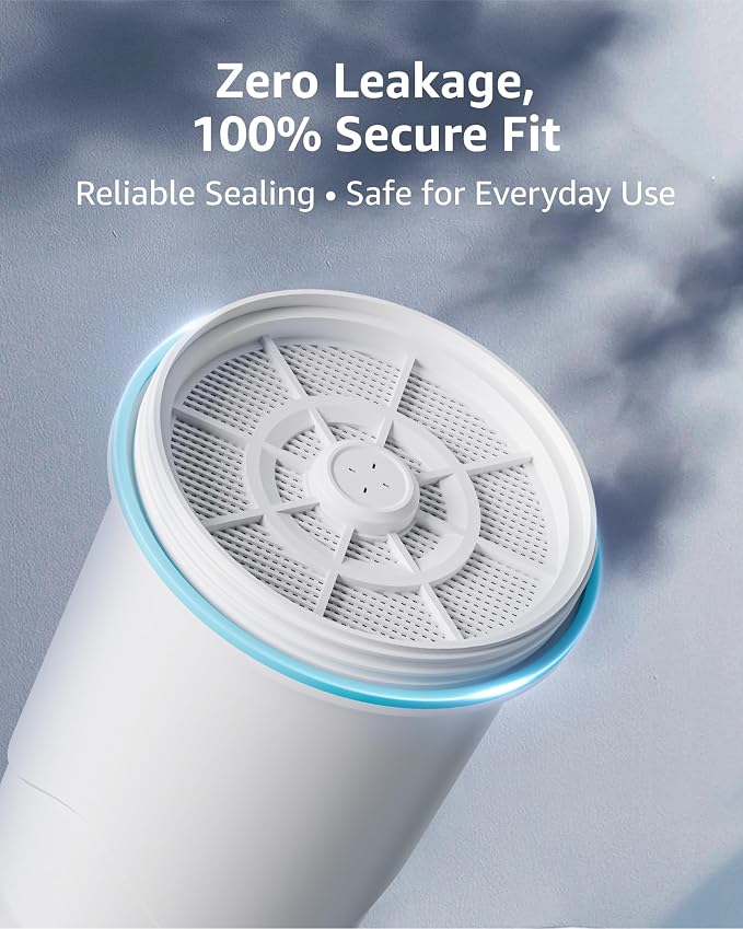 Compatible with Zero Pitchers and Dispenser, 0 TDS Premium Filtration, Fit