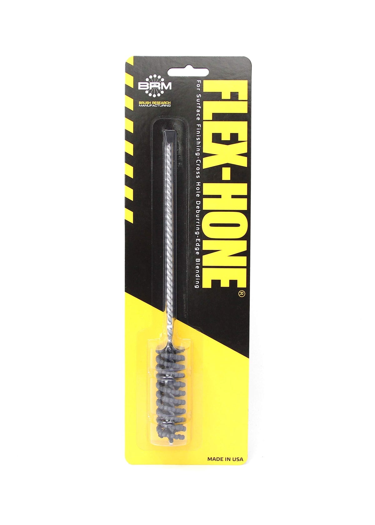 Brush Research BC14M12 FLEX-HONE®, 0.551" (14mm) Diameter, 120 Grit, Silicon Carbide, for Mild Steel, Stainless Steel, Cast Iron and Softer Ferrous Materials