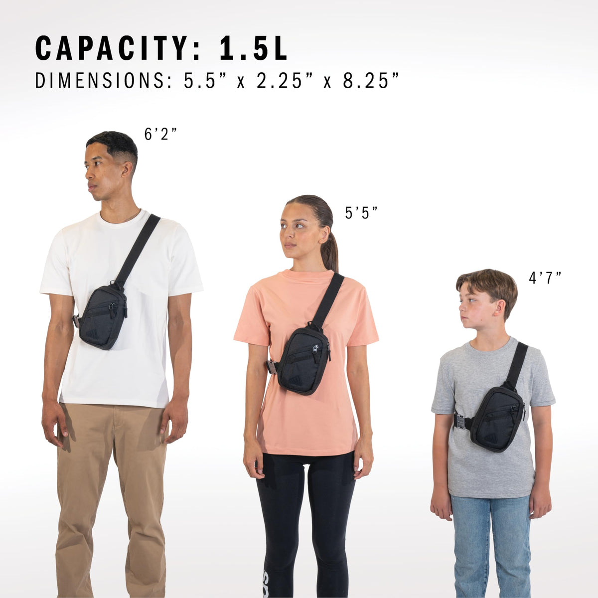 Prime Mini Sling Crossbody Bag, small size for festivals and travel