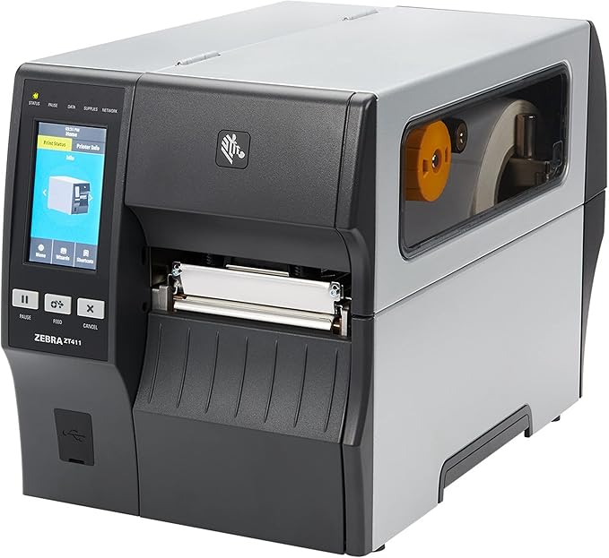 ZEBRA ZT411 203 dpi Thermal Transfer Industrial Printer Print Width 4 Inches Features Serial, USB, Ethernet, and Bluetooth Connecting Options - ZT41142 JTTANDS