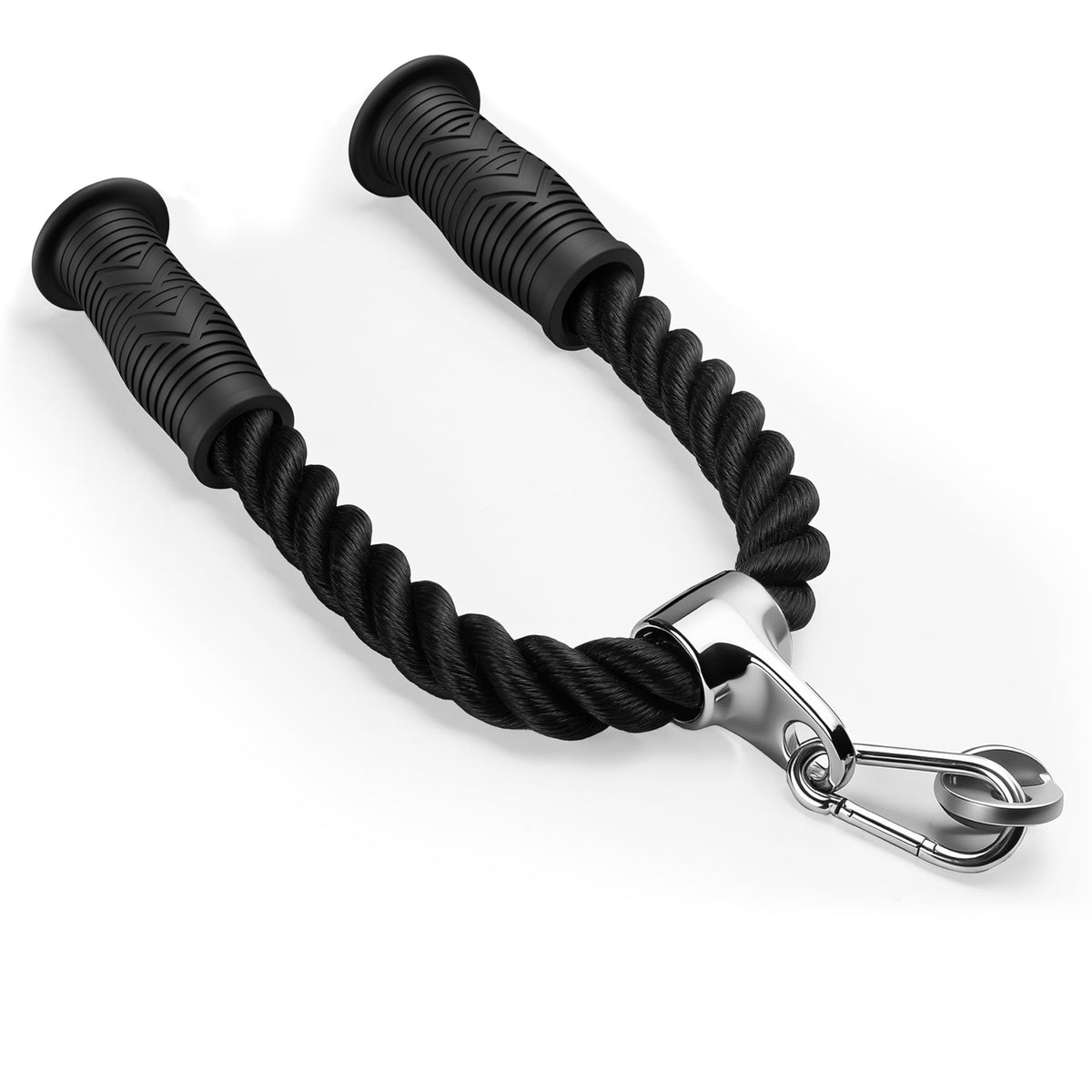Crostice Tricep Rope Compatible with Tonal Machine, Tricep Pull Down Attachment with Ergonomic Comfort Grips, Accessory for Smart Home Gym & Cable Machine, Wrist Support Base, Soft Rub & Heavy Duty