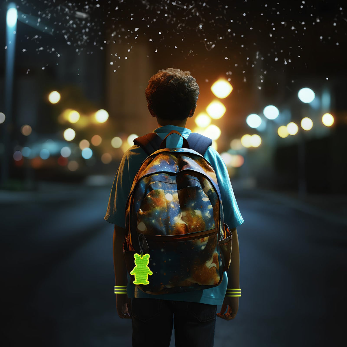 Kids Reflective Vests,High Visibility Child Safety Vests with Reflective Bracelets for Cycling Outdoor
