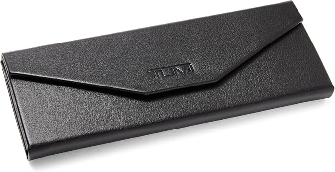 TUMI - VTU803 Unisex Reading Glasses - Blue Light Blocking Eyeglasses for Men & Women - Stylish Rectangle Shape Eyewear - +1.00-53mm - Crystal