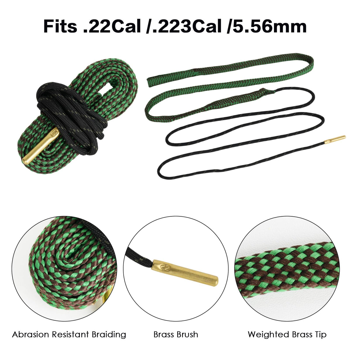 4 Pack Bore Cleaner Gun Cleaning Kit for Handguns and Rifles