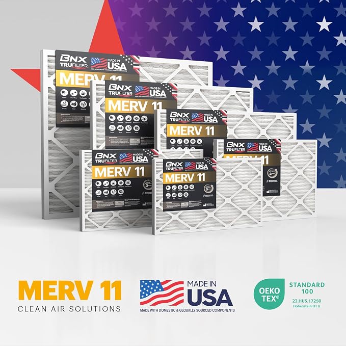 BNX TruFilter 10x10x1 Air Filter MERV 11