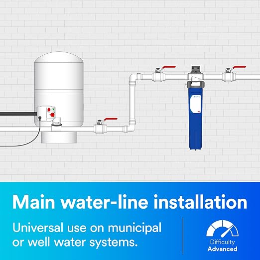 Aqua-Pure AP902 Whole House Sanitary Quick Change Water Filter System, Heavy