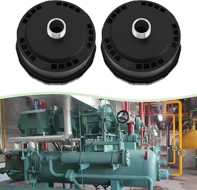 eMagTech 2PCS Air Compressor Silencer 3/4 Inch 25mm Compatible