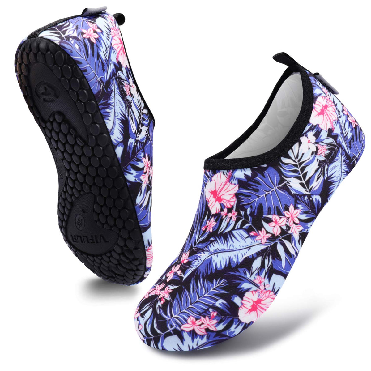 VIFUUR Water Sports Unisex Shoes Blue/Leaf - 9-10 W US / 7.5-8.5 M US (40-41)