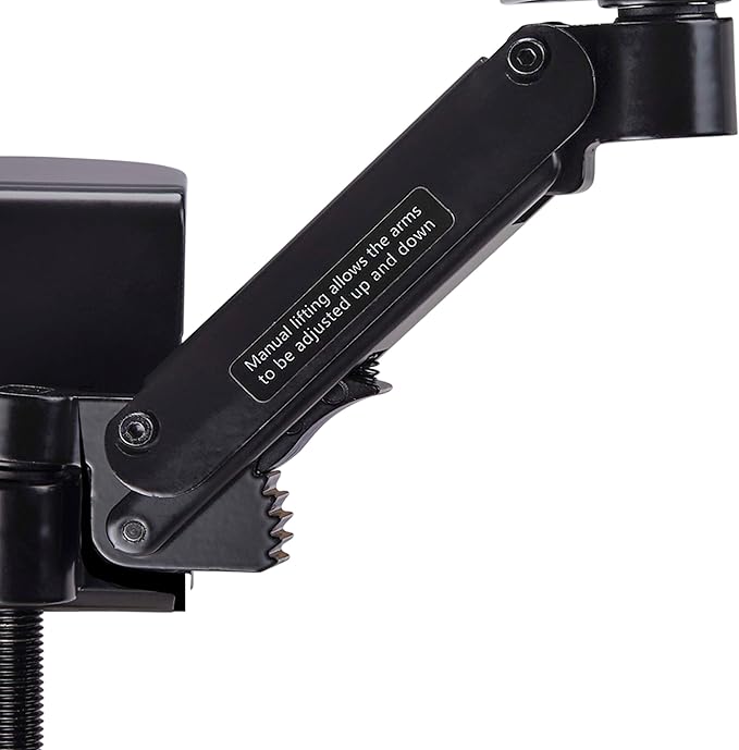 StarTech.com Adjustable Arm Rest for Office Desk, Ergonomic Arm/Elbow Support, 360-Degree Rotation, Clamp-On/No Drill Install