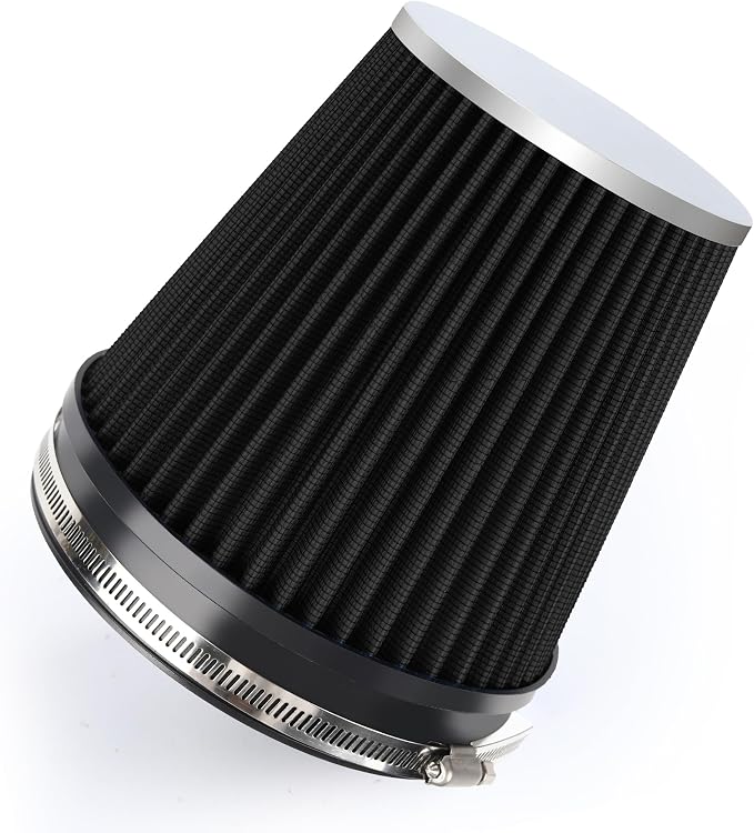 6" 152mm Cold Air Intake Filter Clamp-On Replacement High Flow Inlet Air Filter