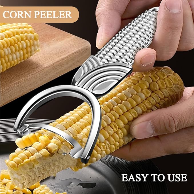 ANMIOU Corn Peeler Corn Stripper Kernel Remover for Corn on the Cob