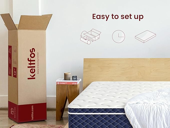 Full Size Mattress 12 Inch, Soft Multilayer Cooling Gel Memory Foam Hybrid Mattress for Pain Relief & Deep Sleep, Medium Plush Full Bed in a Box, None of Fiberglass -100 Night Trial