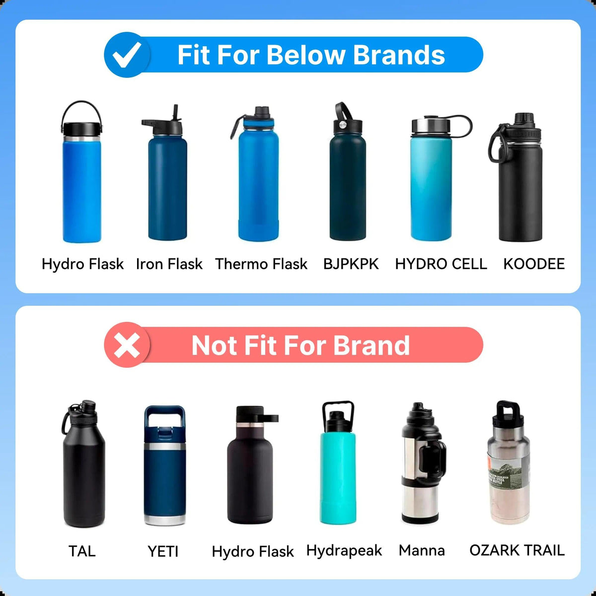 Straw Lid for Hydroflask 12 16 18 20 32 40 64oz Wide Mouth Water Bottles