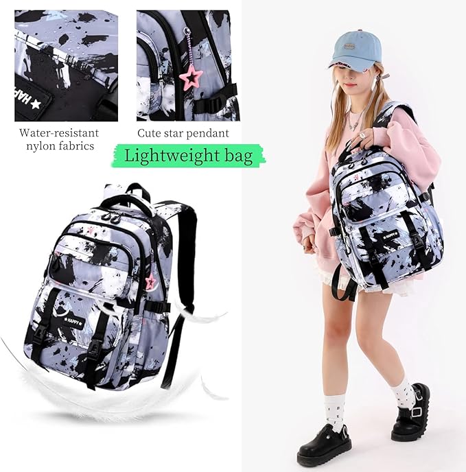 MITOWERMI Kids Backpack Bookbag for Boys School Bags Multi-pocket Teen Girls Backpack for School Elementary Students Schoolbags Boys Back packs (Blue)