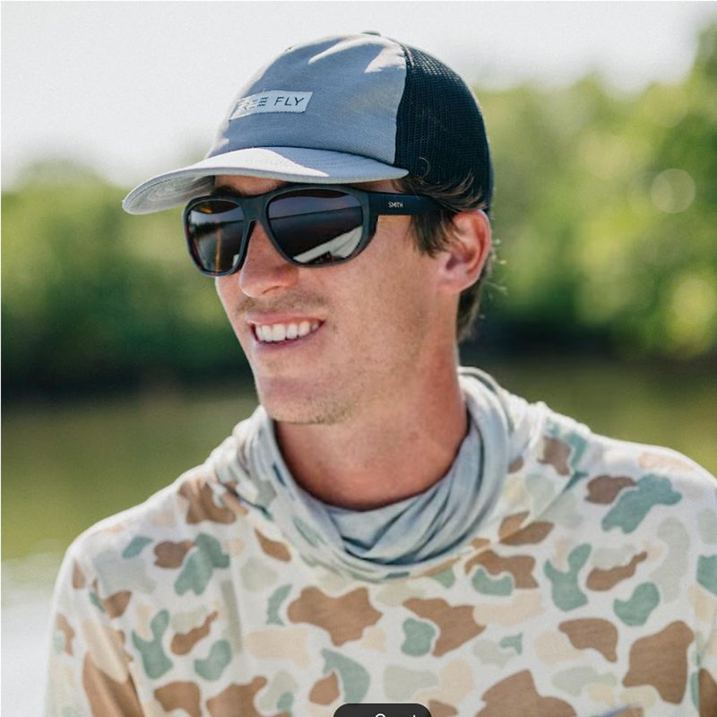 SMITH Outrigger Sunglasses with Chromapop Lenses - Polarized Sunglasses - for Men & Women - Matte Black ChromaPop Glass Polarized Blue Mirror