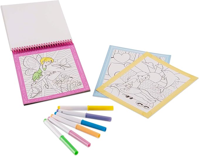 Melissa & Doug On The Go Color by Numbers Kids' Design Board - Unicorns, Ballet, Kittens, and More