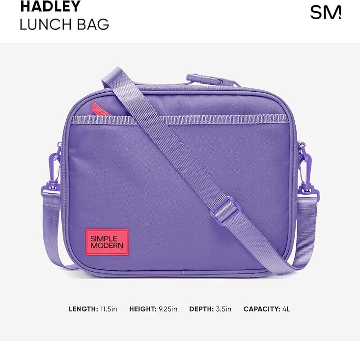 Simple Modern Unisex Hadley Lunch Box With Shoulder Strap