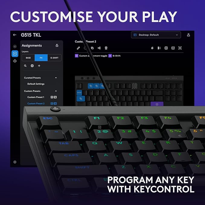 Logitech G502 X Wired Gaming Mouse + G515 TKL Wireless Gaming Keyboard (Tactile) Bundle: Black
